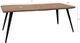 A & B Home Ramirez Brown Dining Table with Black Tapper Legs-4
