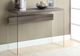 Monarch Specialties Inc. Dark Taupe 44" Tempered Glass Console Table-1