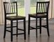 Steve Silver Co. Joplin 5-Piece Ebony/Walnut Counter Table Set-4