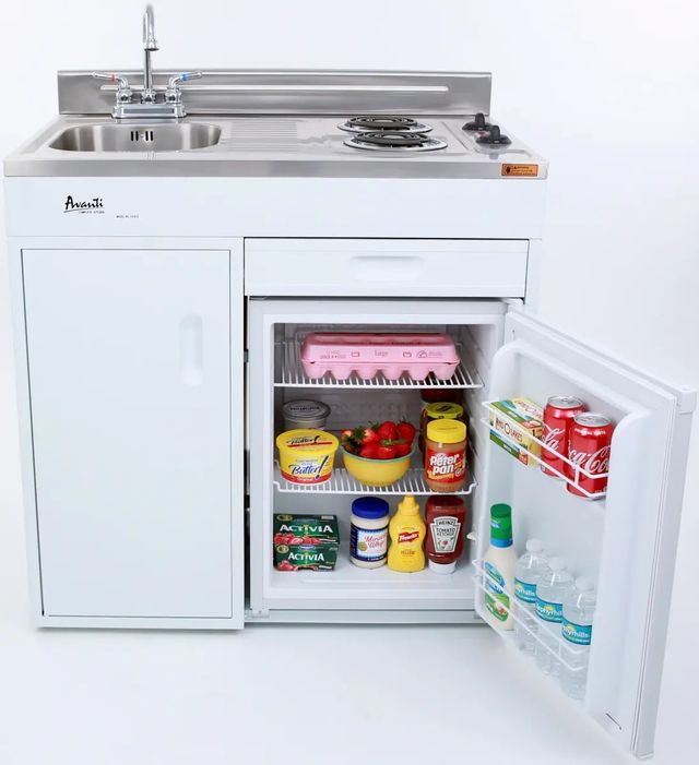 Avanti® 36" White Kitchenette-6