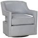 Fairfield® Customizable Pelle Provisions Phoebe Leather Swivel Chair-0