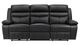 Homelegance® Hancock Black Power Double Reclining Sofa-2