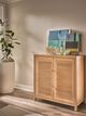 Universal Explore Home™ Weekender Coastal Living Home Sand Dune Bar Cabinet-1