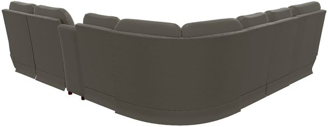 La-Z-Boy® Trouper 7-Piece Tar Reclining Sectional-2