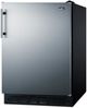 Summit® Commercial 24" 5.1 Cu. Ft. Stainless Steel Under The Counter Refrigerator -1