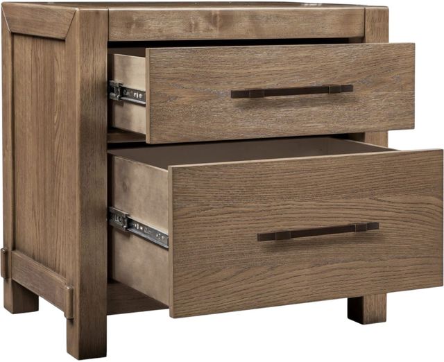 Modus Furniture Roycroft Harvest Wood 2-Drawer Nightstand-2