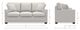 La-Z-Boy® Kennedy Grey Sofa-2