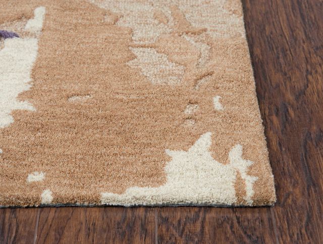 Rizzy Home Connie Post Orange/Beige 5' x 8' Rug-3