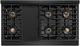 ZLINE Paramount Series 48" Black Stainless Steel Pro Style Gas Range -2