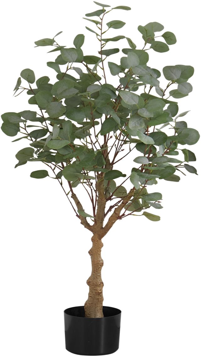 Monarch Specialties Inc. Green/Black 46" Artificial Potted Eucalyptus Tree-0
