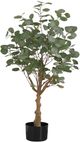 Monarch Specialties Inc. Green/Black 46" Artificial Potted Eucalyptus Tree-0
