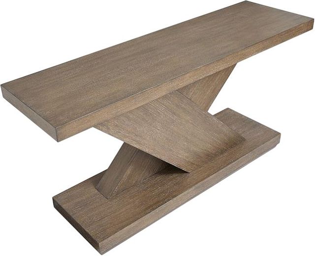 Magnussen Home® Lansbury Antique Wheat Rectangular Sofa Table-3