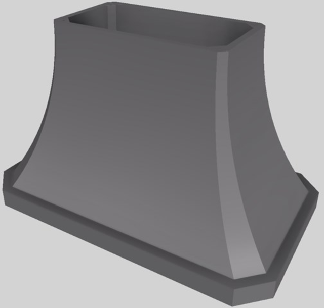 Vent-A-Hood® Designer Series 48" Gunsmoke Island Range Hood-3