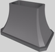 Vent-A-Hood® Designer Series 48" Gunsmoke Island Range Hood-3