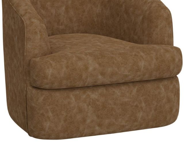 International Furniture Direct Tumbi Cognac Swivel Accent Chair-1