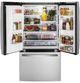 GE® 36 in. 20.6 Cu. Ft. Fingerprint Resistant Stainless Steel Counter Depth French Door Refrigerator-3
