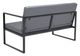 Zuo® Modern Claremont Gray Loveseat-4