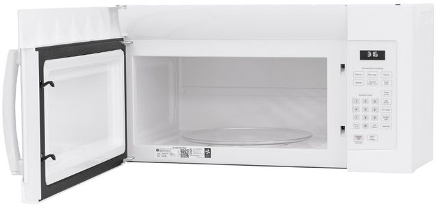 GE® 1.6 Cu. Ft. White Over The Range Microwave-1