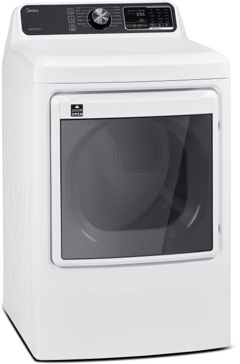 Midea® 7.5 Cu. Ft. White Front Load Electric Dryer -1