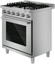 Bosch® 500 Series 30” Stainless Steel Freestanding Gas Range-3