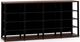Salamander Designs® Synergy Quad 40 AV Cabinet-Dark Walnut/Black-0