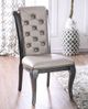 Furniture of America® Amina 9-Piece Glass Top Dining Table Set with Gray Legs-3