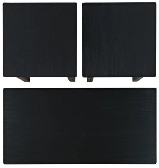 Jofran Inc. Eros 3-Piece Black Occasional Table Set-3
