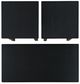 Jofran Inc. Eros 3-Piece Black Occasional Table Set-3