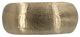 A & B Home Gold Suede Bowl-1