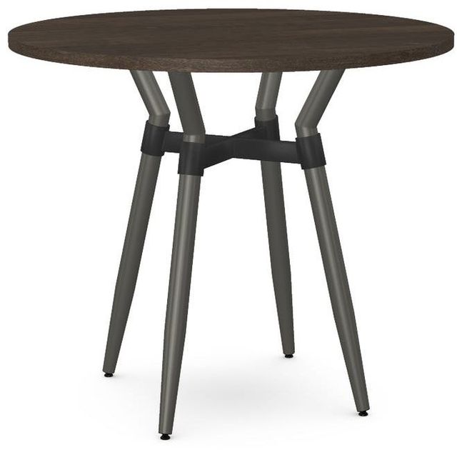 Amisco Customizable Link Birch Veneer 36" Round Counter Height Table-0