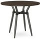 Amisco Customizable Link Birch Veneer 36" Round Counter Height Table-0