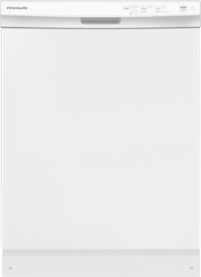 Frigidaire® 24" White Front Control Built In Dishwasher