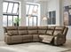 Signature Design by Ashley® Max-Media 5-Piece Biscotti Power Reclining L-Shape Sectional-1