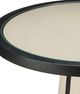 Currey & Company Deanna Black/Ivory Raffia Entry Table-3