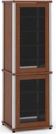 Salamander Designs® Synergy Model 703 AV Cabinet-Dark Cherry/Aluminum-0