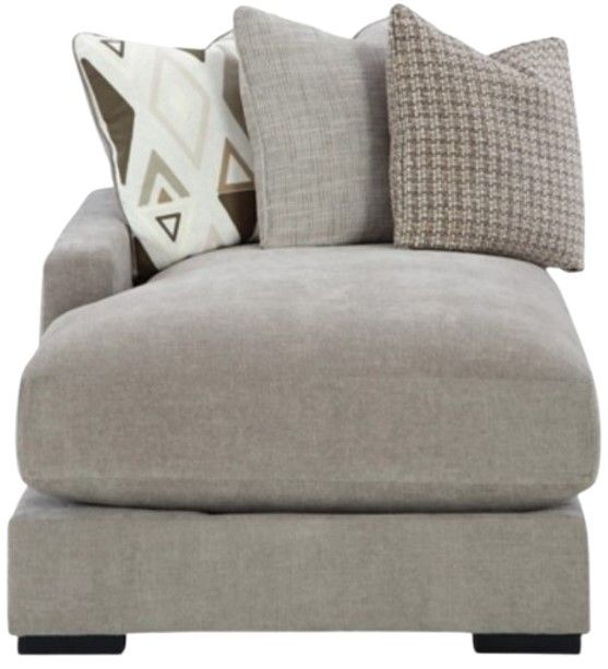 Benchcraft® Aslan Court 6-Piece Pebble Left-Arm Facing Sectional and Chaise-2