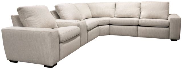 Mayo Furniture Customizable Fabric Power Reclining Sectional with Cup Holders-0
