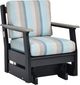 Nature's Best Furniture Customizable Fabric/Polyethylene Outdoor Glider Chair-0