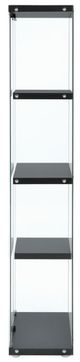 Elements International Ice Black Display Cabinet-2
