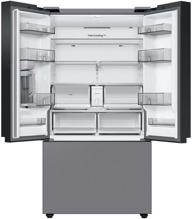 Samsung Bespoke 36 in. 30.0 Cu. Ft. Stainless Steel French Door Refrigerator with AutoFill Water Pitcher-2