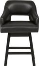 Signature Design by Ashley® Tallenger Black/Dark Brown Swivel Barstool-1
