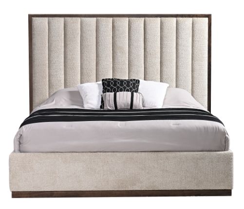 Country View Woodworking Customizable Verrado 1A King Panel Bed-0