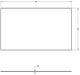 Amisco Customizable Azilis 54" Rectangular Bar Height Pub Table with 0.5" Clear Glass Top-1