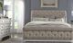 Liberty Furniture Abbey Park 3-Piece Antique White/Weathered Brown King Upholstered Sleigh Bedroom Set-1