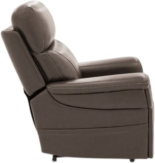 BarcaLounger® Moorpark Sorrento Mocha Leather Power Lift Recliner-4