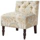 Olliix by Madison Park Cream Multi Lola Tufted Armless Chair-2