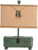 Crestview Collection Tackle Box Green Table Lamp-2