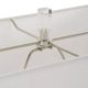 Uttermost® Mayme Matte White Table Lamp with Crystal Accent-4