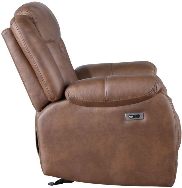 New Classic® Home Furnishings Morello Brown Power Glider Recliner-4