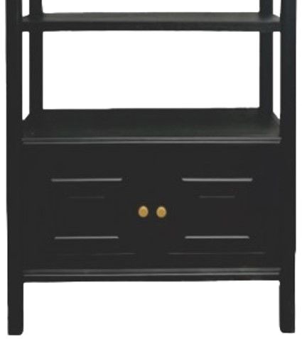 Million Dollar Rustic Midnight 2-Door Bookcase-2